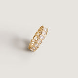 Kinn - Margot Emerald Cut Eternity Ring Diamond