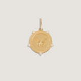 Kinn - Butterfly Coin Pendant Diamond