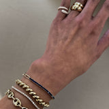 Kinn - Classic & Bold Hollow Dome Ring Stack