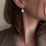 Kinn - Baroque Pearl Earrings & Necklace Stack