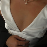Kinn - Heirloom Curved Chain Necklace