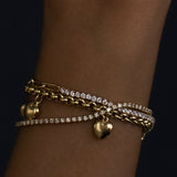 Kinn - Chemistry Heart Charm Bracelet