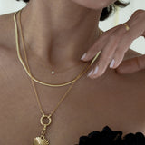 Kinn - Solitaire Round Diamond Necklace
