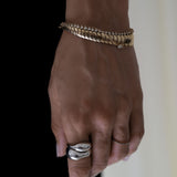 Kinn - Solitaire Round Diamond Bracelet