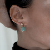 Kinn - Celeste Drop Earrings Blue Quartz