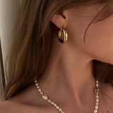 Kinn - Penelope Bar Stud Earrings Diamond