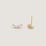 Kinn - Crawler Stud Earring Diamond