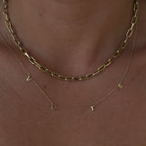 Kinn - Vote Initial Necklace Gold