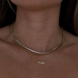Kinn - Vote Nameplate Necklace Gold