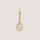 Kinn x Sunset Tennis Club Ball And Racquet Charm Pearl