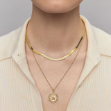 Kinn - Carter Herringbone Chain Necklace