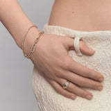 Kinn - Pavé Ribbed Dome Ring Diamond