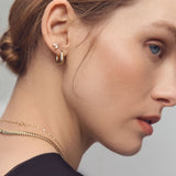 Kinn - Horseshoe Hoop Earrings