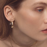 Kinn - Kara Huggie Earrings Diamond