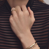 Kinn - Mira Pavé Bangle Bracelet Diamond