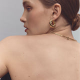 Kinn - Taylor Twist Hoop Earrings