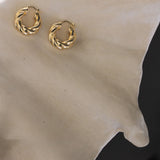 Kinn - Taylor Twist Hoop Earrings