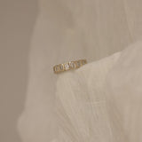 Kinn - Margot Emerald Cut Eternity Ring Diamond
