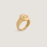Kinn - Osla Oval Signet Ring Diamond