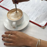 Kinn - Heritage Ribbed Name Ring