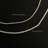 Kinn - Petite Diana Tennis Necklace Diamond 5.0ctw White Gold