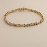 Kinn - Vintage S Link Tennis Bracelet 1.50ctw