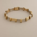 Kinn - Vintage Rectangular Tennis Bracelet