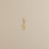 Kinn - Vintage Treble Clef Pendant