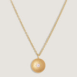 Kinn - Round Puffed Necklace Diamond