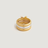 Kinn - Eddy Layered X Ring Diamond