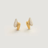 Kinn - Pavé Wrap Around Huggie Earrings