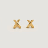 Kinn - Eternal Bond X Stud Earrings