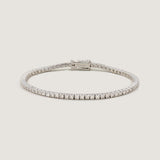 Kinn - Classic Diana Tennis Bracelet 3.20ctw White Gold