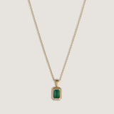 Kinn - Lyra Emerald Cut Pendant Emerald