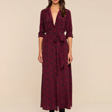 L'AGENCE - Cameron Silk Shirt Dress
