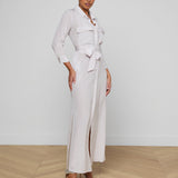 L'AGENCE - Cameron Silk Shirt Dress
