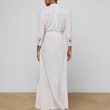 L'AGENCE - Cameron Silk Shirt Dress
