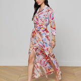 L'AGENCE - Cameron Silk Shirt Dress