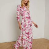 L'AGENCE - Cameron Silk Shirt Dress
