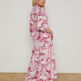 L'AGENCE - Cameron Silk Shirt Dress