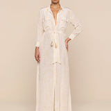 L'AGENCE - Cameron Silk Shirt Dress
