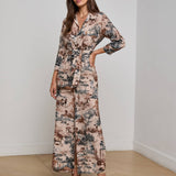 L'AGENCE - Cameron Silk Shirt Dress