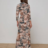 L'AGENCE - Cameron Silk Shirt Dress