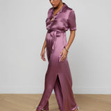 L'AGENCE - Klement Silk Shirt Dress