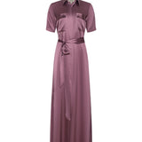L'AGENCE - Klement Silk Shirt Dress