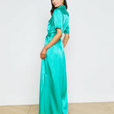 L'AGENCE - Klement Silk Shirt Dress