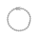 Dorsey - PETITE MARGUERITE RIVIÈRE BRACELET IN LAB WHITE SAPPHIRE