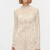 Simkhai - Fiona Guipure Midi Dress