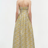 Simkhai - Octavia Jacquard Strapless Gown