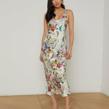L'AGENCE - Akiya Satin Maxi Dress